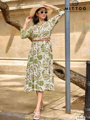 Mitto belt Rayon kurti 2