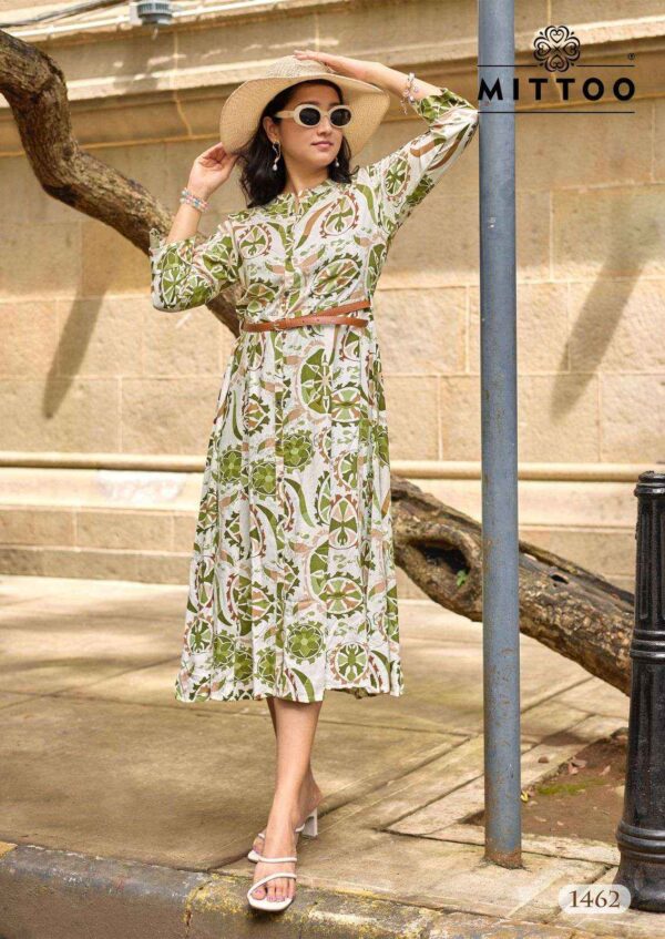 Mitto belt Rayon kurti 2