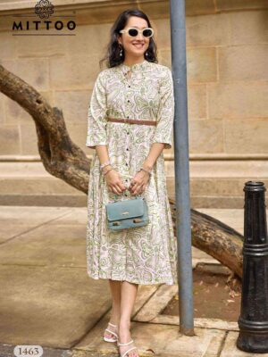 Mitto belt Rayon kurti 3