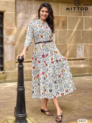 Mitto belt Rayon kurti 5