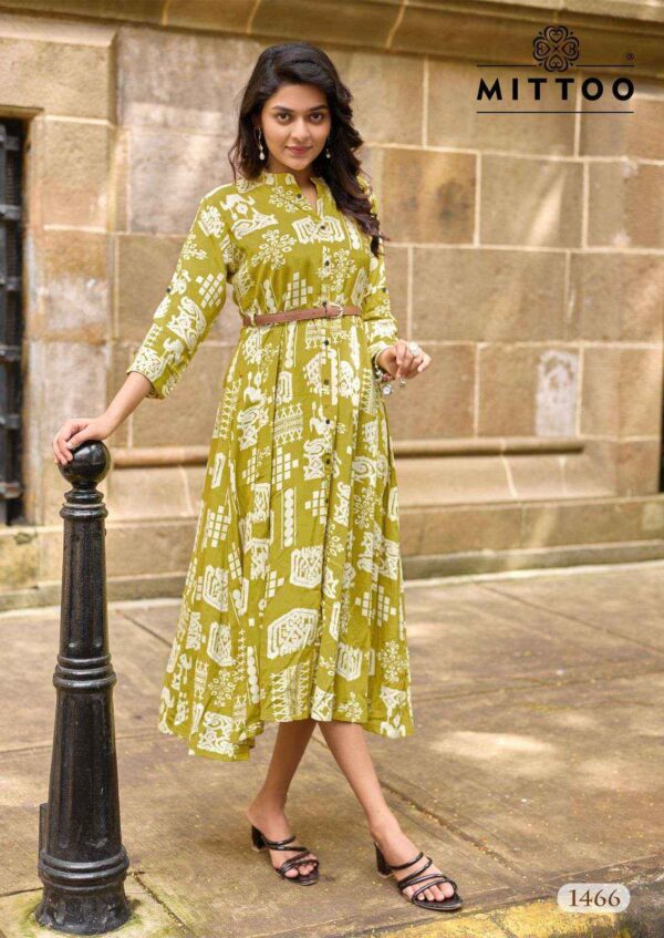 Mitto belt Rayon kurti 5